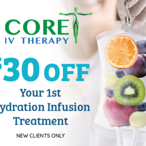 Core iV Therapy - $30. Off A Vitamin Hydration Treatment